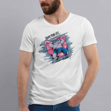 Футболка чоловіча "Сat on summer"